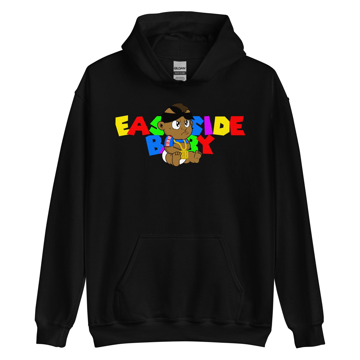 EastSide Baby Black Rag Hoodie